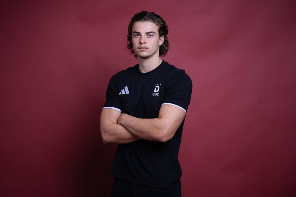 U18-Spieler Oscar Schmekel spielt für Team D bei den Youth Olympics